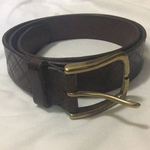 Brooks Brothers Brown Leather Belt